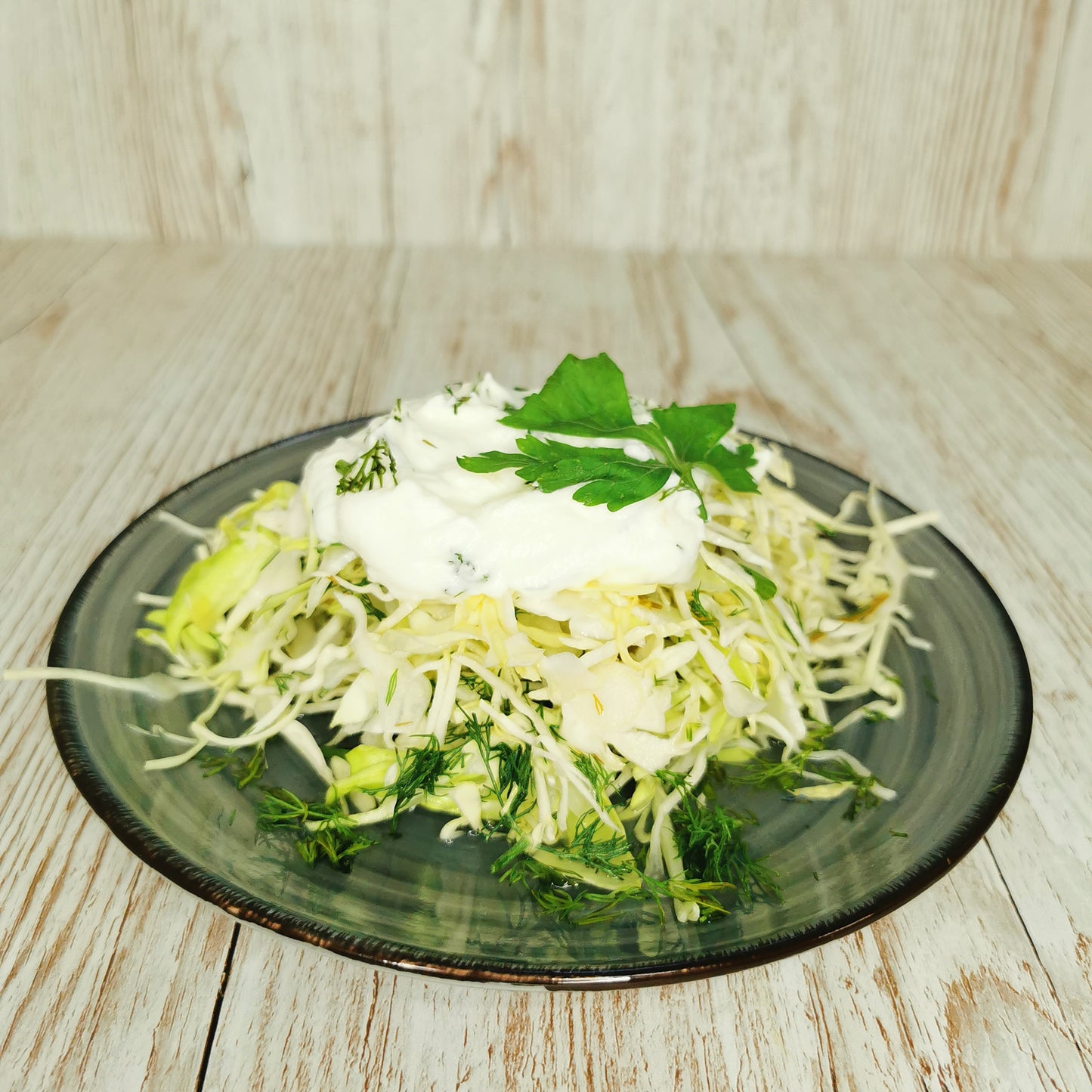 Salat - "Krautsalat mit Joghurtsauce", vegetarisch